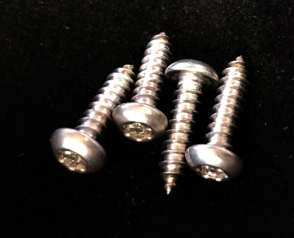 Short Security Screw set of 4