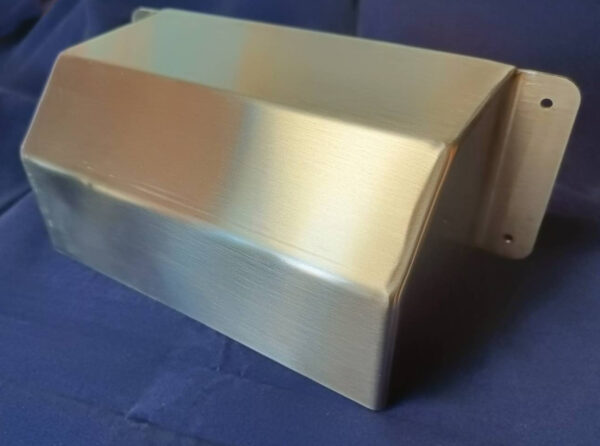 Double Wide Deep Stainless Steel Exit Button Cover